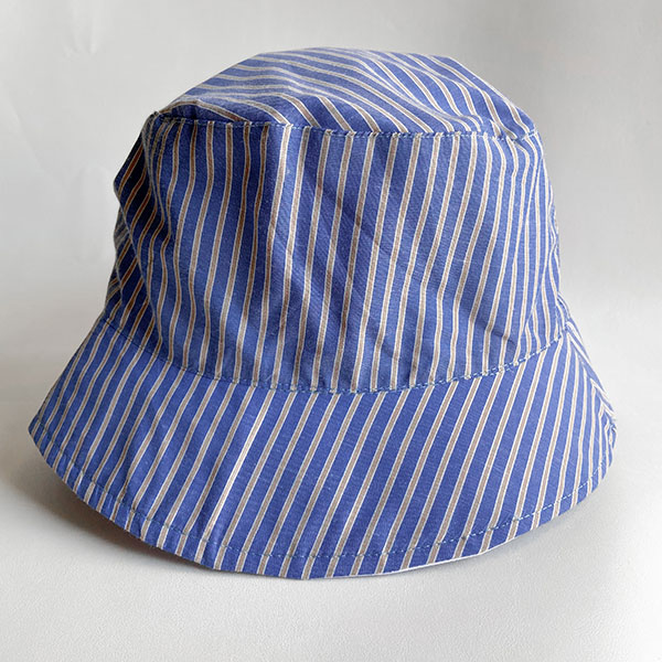 کلاه باکت هت آبی راه راه