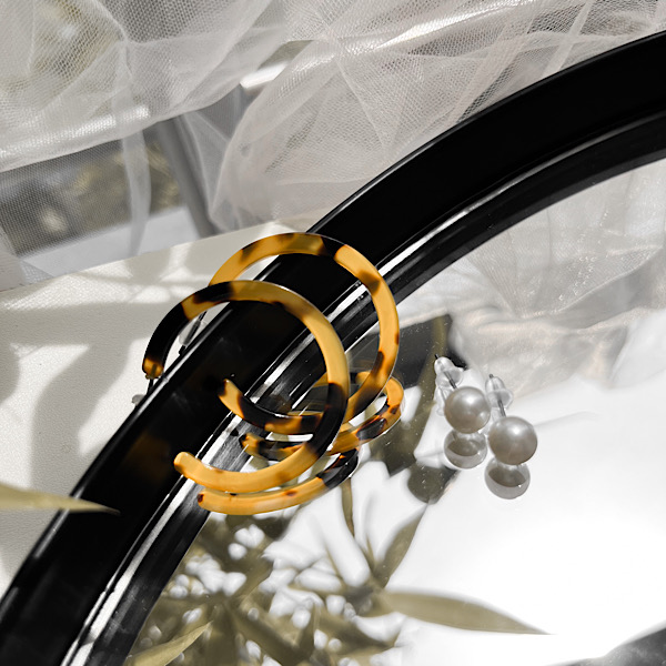 گوشواره تک حلقه پلنگی