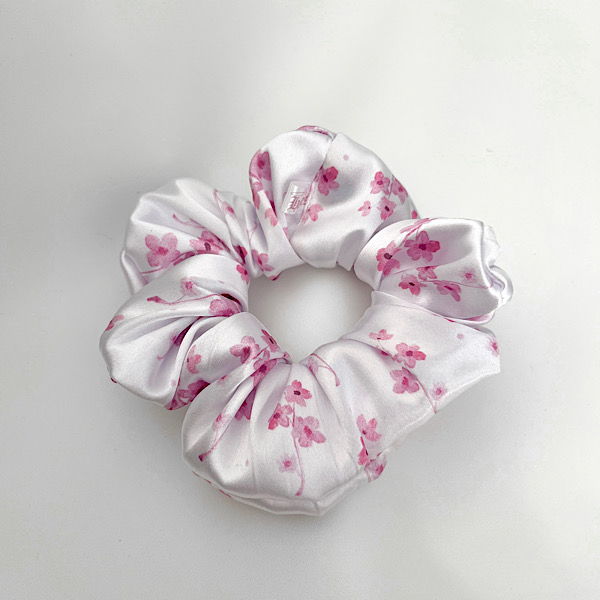 اسکرانچی ساتن شکوفه گیلاس